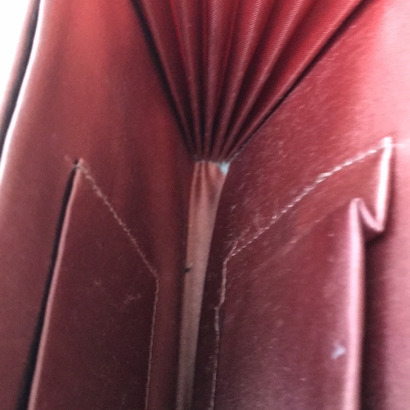 Vintage Pheasant Feather Accordion Clutch Wallet Korea in barely used condition - Picture 5 of 7